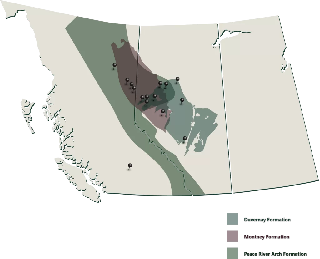 Area served by Whitetail rental Energy service